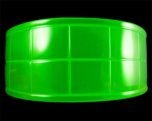 反光PVC-綠色有格