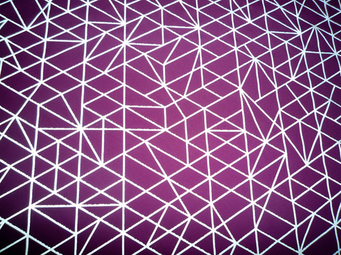 几何网络紫色反光布