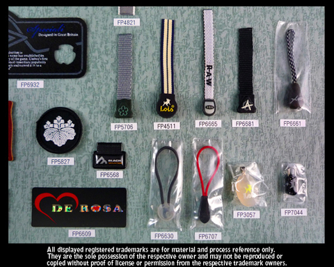 织带立体拉链片