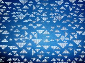 三角形图案蓝色反光布
