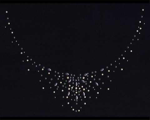 仿金属+反光烫片-项链