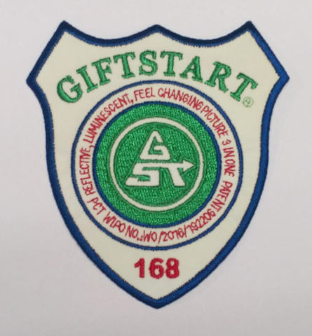 多彩反光、夜光印 刺绣徽章