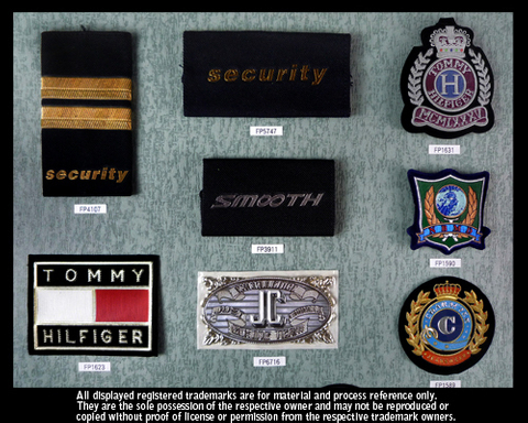 仿刺绣之环保立体商标