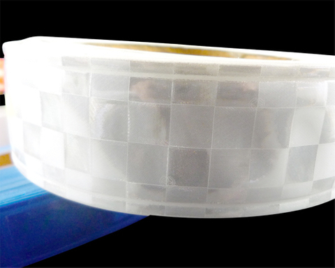 反光PVC-白色花纹