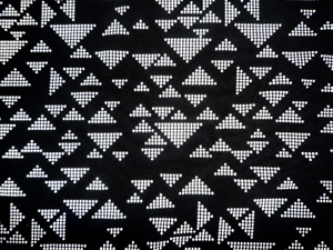 三角形图案黑色反光布