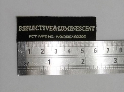 多彩反光、夜光印织标